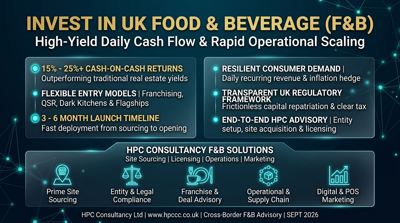 Why Chile Investors Must Consider the UK Food and Beverage Sector as Their Primary Entry Point