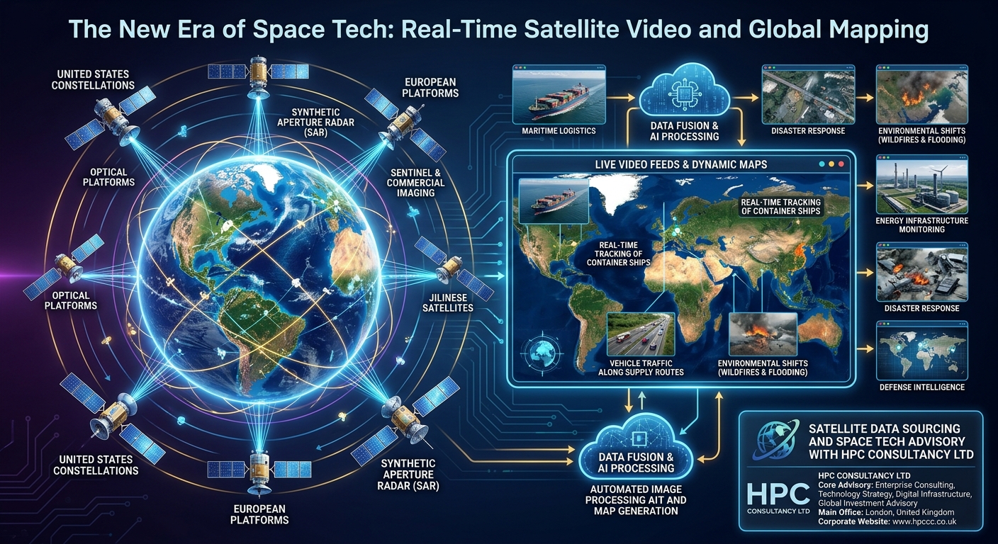 Real-Time Satellite Video and Global Mapping Chile